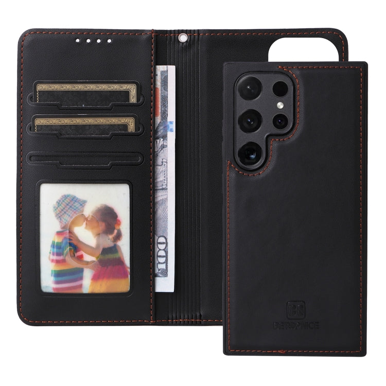 For Samsung Galaxy S24 Ultra 5G BETOPNICE BN-005 2 in 1 Detachable Imitate Genuine Leather Phone Case(Black) - Galaxy S24 Ultra 5G Cases by BETOPNICE | Online Shopping South Africa | PMC TechLife | Buy Now Pay Later Mobicred