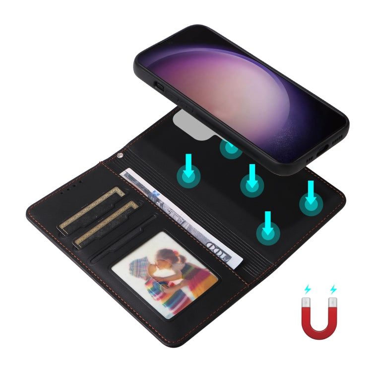 For Samsung Galaxy S24 Ultra 5G BETOPNICE BN-005 2 in 1 Detachable Imitate Genuine Leather Phone Case(Black) - Galaxy S24 Ultra 5G Cases by BETOPNICE | Online Shopping South Africa | PMC TechLife | Buy Now Pay Later Mobicred