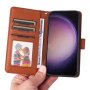 For Samsung Galaxy S24 Ultra 5G BETOPNICE BN-005 2 in 1 Detachable Imitate Genuine Leather Phone Case(Brown)