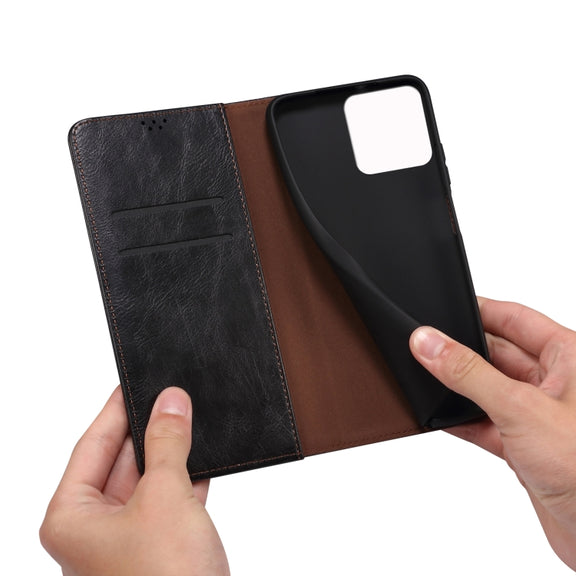 For Xiaomi Redmi K70/K70 Pro Oil Wax Crazy Horse Texture Leather Phone Case(Black)