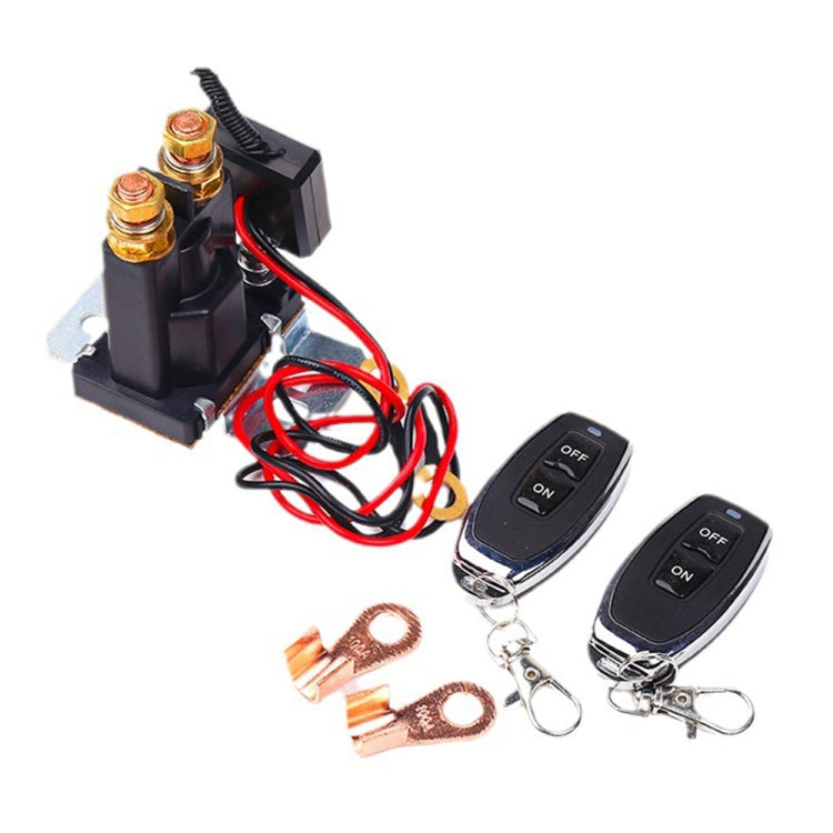 12V 500A Car Battery Remote Control Relay Rotary Switch Cut, Style:with 2 x Remote Control - Relays by PMC TechLife | Online Shopping South Africa | PMC TechLife | Buy Now Pay Later Mobicred