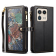 For Motorola Edge 50 Ultra ESEBLE Star Series Lanyard Zipper Wallet RFID Leather Case(Black) - Motorola Cases by ESEBLE | Online Shopping South Africa | PMC TechLife | Buy Now Pay Later Mobicred