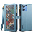 For Motorola Moto G54 Power 5G ESEBLE Star Series Lanyard Zipper Wallet RFID Leather Case(Blue) - Motorola Cases by ESEBLE | Online Shopping South Africa | PMC TechLife | Buy Now Pay Later Mobicred