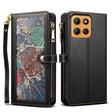 For Motorola Moto G15 ESEBLE Star Series Lanyard Zipper Wallet RFID Leather Case(Black) - Motorola Cases by ESEBLE | Online Shopping South Africa | PMC TechLife | Buy Now Pay Later Mobicred