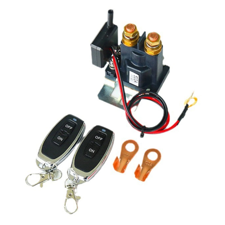 24V 500A Car Battery Remote Control Relay Rotary Switch Cut, Style:with 2 x Remote Control - Relays by PMC TechLife | Online Shopping South Africa | PMC TechLife | Buy Now Pay Later Mobicred