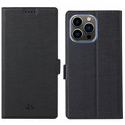 For iPhone 15 Pro Max ViLi K Series Dual-side Buckle Magsafe Leather Phone Case(Black)