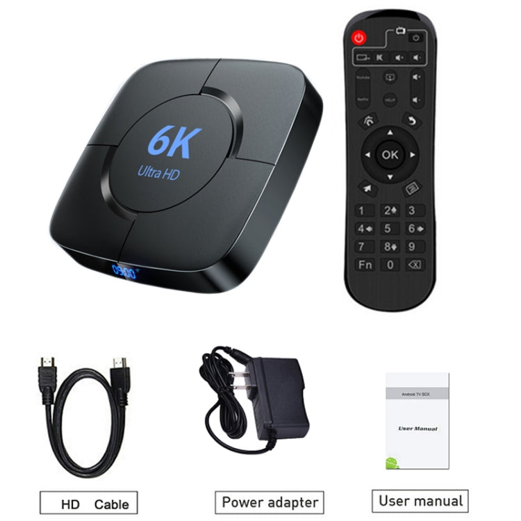 6K Ultra HD Android 12.0 Smart TV Box with Remote Control, 4GB+32GB, Allwinner H616 1.5GHZ Quad-Core(EU Plug) - Others by PMC TechLife | Online Shopping South Africa | PMC TechLife | Buy Now Pay Later Mobicred