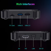 HK1 RBOX K8 8K Android 13.0 Smart TV Box with Remote Control, 2GB+16GB, RK3528 Quad-Core(US Plug)