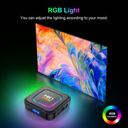 HK1 RBOX K8 8K Android 13.0 Smart TV Box with Remote Control, 2GB+16GB, RK3528 Quad-Core(US Plug)