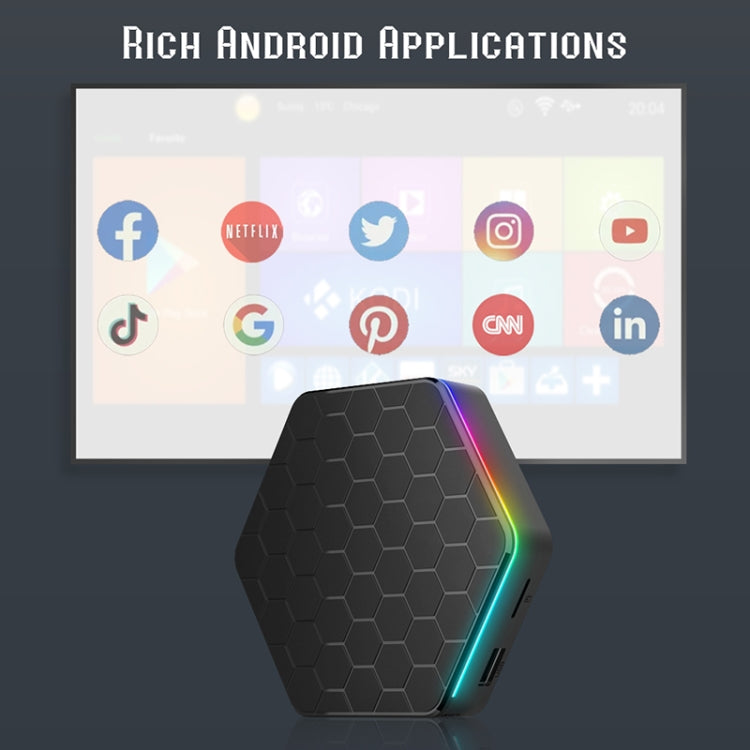 T95Z Plus 8K WiFi6 Android 12.0 Smart TV Box with Remote Control, 2GB+16GB, Allwinner H618 Quad-Core(US Plug) - Others by PMC TechLife | Online Shopping South Africa | PMC TechLife | Buy Now Pay Later Mobicred