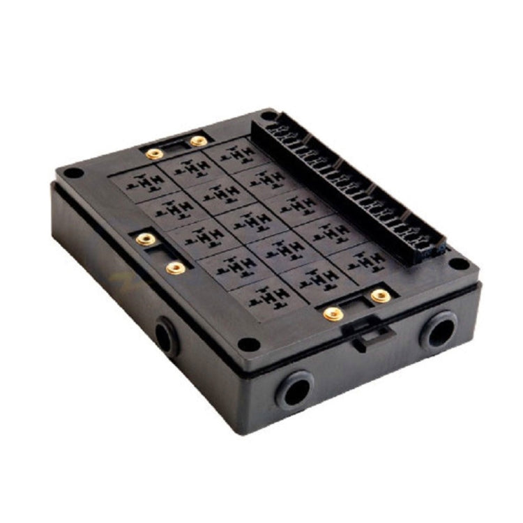 40A Car New Energy Multi-Way Fuse Relay Box Fuse Holder with 15pcs Fuse Blades, Style:4 Pin - Fuse by PMC TechLife | Online Shopping South Africa | PMC TechLife | Buy Now Pay Later Mobicred