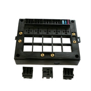 40A Car New Energy Multi-Way Fuse Relay Box Fuse Holder with 15pcs Fuse Blades, Style:5 Pin