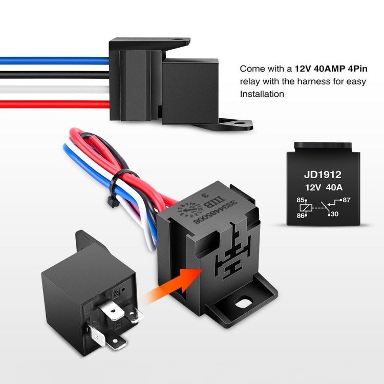 5 in 1 12V Car Racing Ignition Switch Panel with Switch & Engine Start Button & Relay Wiring Harness - Car Switches by PMC TechLife | Online Shopping South Africa | PMC TechLife | Buy Now Pay Later Mobicred