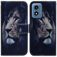 For Motorola Moto G Play 4G 2024 Coloured Drawing Flip Leather Phone Case(Lion) - free shipping - PMC Jewellery - Order now!
