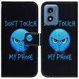 For Motorola Moto G Play 4G 2024 Coloured Drawing Flip Leather Phone Case(Anger) - free shipping - PMC Jewellery - Order now!