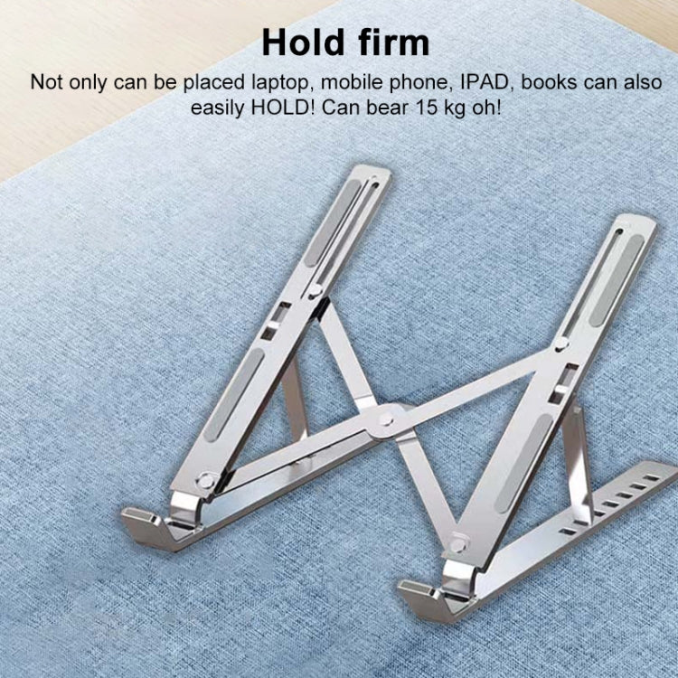 Lenovo Thinkplus Desktop Laptop Folding Holder CT10(Silver) - Laptop Stand by Lenovo | Online Shopping South Africa | PMC TechLife | Buy Now Pay Later Mobicred