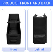 Oxford Cloth Car Trunk Folding Bicycle Storage Box with Dust Cover(Black)