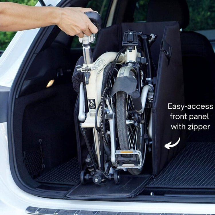 Oxford Cloth Car Trunk Folding Bicycle Storage Box with Dust Cover(Black) - Stowing Tidying by PMC TechLife | Online Shopping South Africa | PMC TechLife | Buy Now Pay Later Mobicred