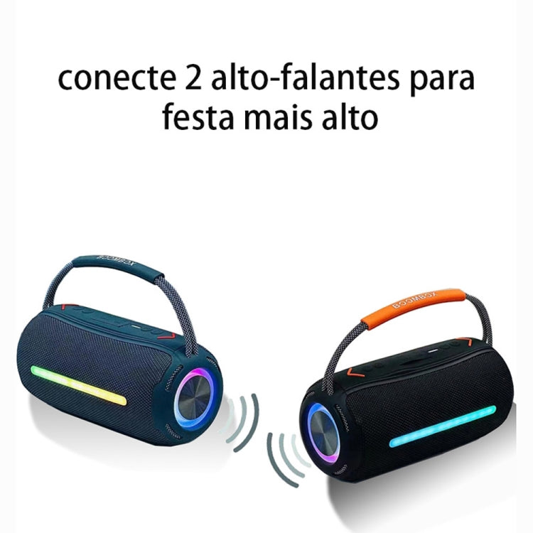T&G X360 20W RGB Colorful Bluetooth Speaker Portable Outdoor 3D Stereo Speaker(Red)