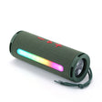 T&G TG374 Portable 3D Stereo Bluetooth Speaker Subwoofer Support FM / TF Card / RGB Light(Green) - free shipping - PMC Jewellery - Order now!