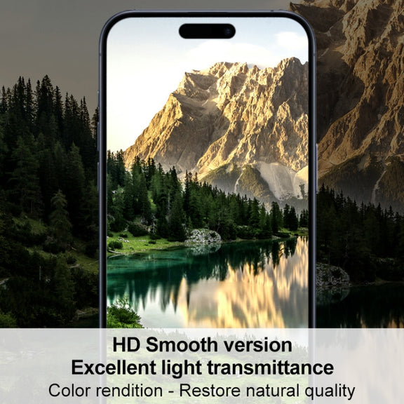 For iPhone 15 2pcs/Set imak Curved Full Screen Hydrogel Film Protector