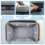 Small Medicine Storage Bag Home First Aid Kit(Grey)