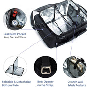 Large Foldable and Portable Outdoor Car Camping Picnic Storage Bag(Black)
