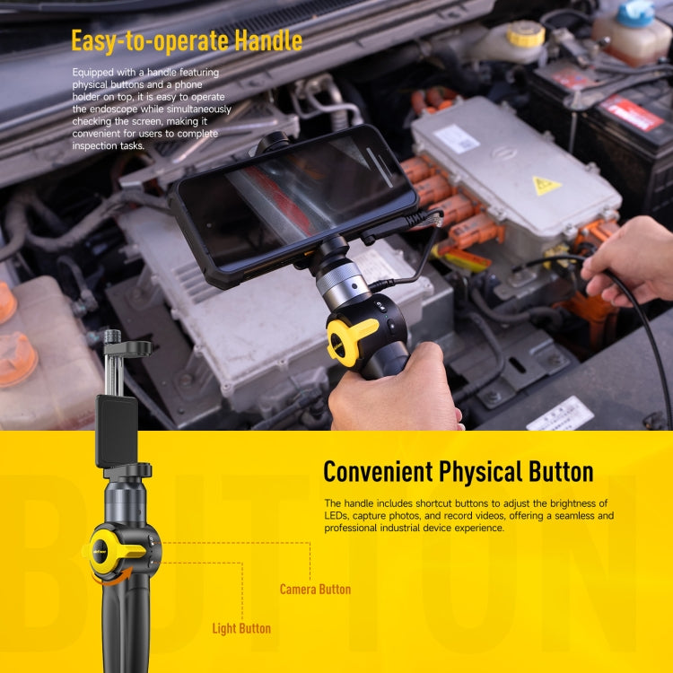 Ulefone uSmart E03 Rotatable Endoscope IP67 Waterproof for Armor 24 / 21 / 19 / 18T / 18T Ultra / Armor Pad(Black) - free shipping - PMC TechLife - Order now!