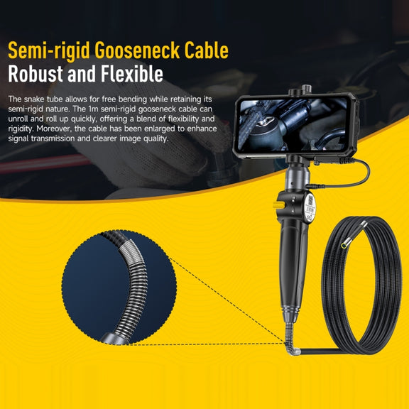 Ulefone uSmart E03 Rotatable Endoscope IP67 Water-resistant for Armor 24 / 21 / 19 / 18T / 18T Ultra / Armor Pad(Black)