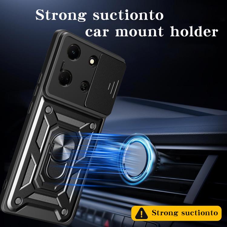 For Infinix Note 30 5G Sliding Camera Cover Design TPU+PC Phone Case(Red) - free shipping - PMC TechLife - Order now!