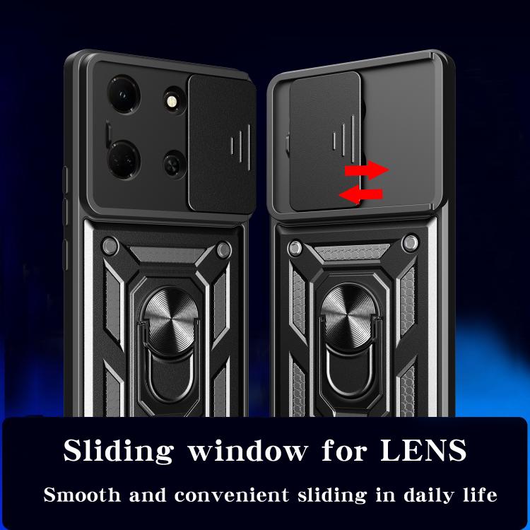 For Infinix Note 30 5G Sliding Camera Cover Design TPU+PC Phone Case(Red) - free shipping - PMC TechLife - Order now!