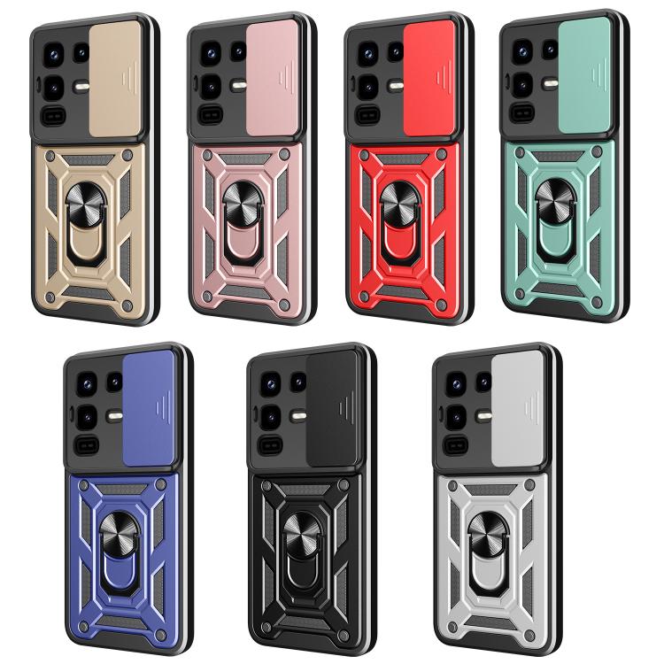 For Infinix Note 50 Pro 4G Sliding Camera Cover Design TPU+PC Phone Case(Gold) - free shipping - PMC TechLife - Order now!