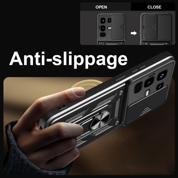 For Infinix Note 50 Pro 4G Sliding Camera Cover Design TPU+PC Phone Case(Silver) - free shipping - PMC TechLife - Order now!