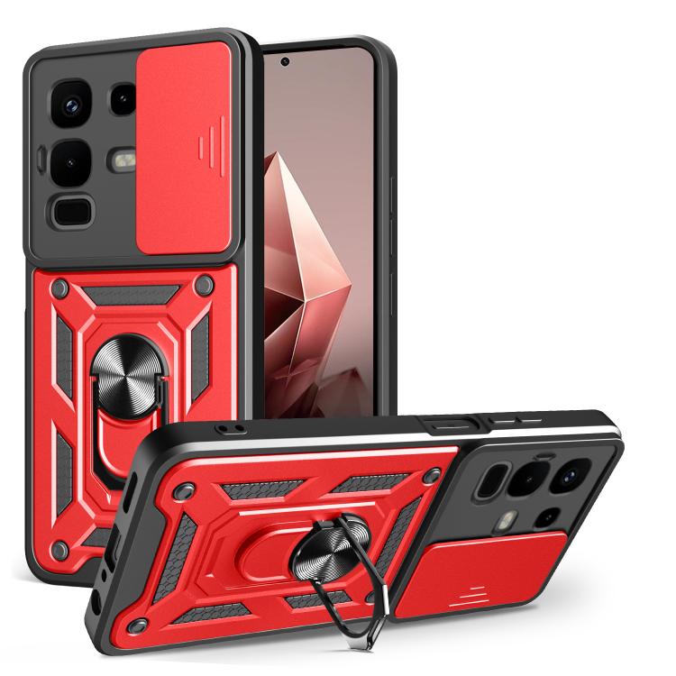 For Infinix Note 50x Sliding Camera Cover Design TPU+PC Phone Case(Red) - free shipping - PMC TechLife - Order now!