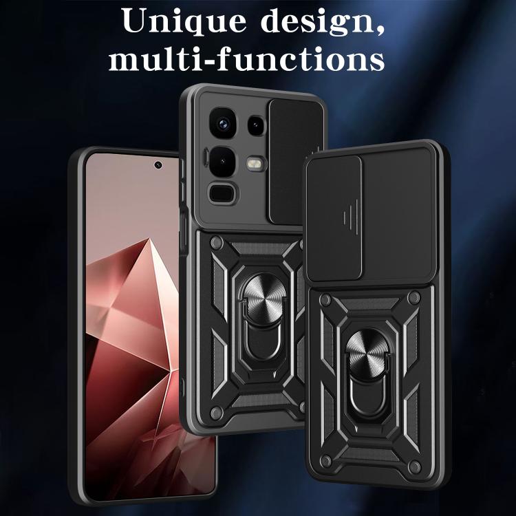 For Infinix Note 50x Sliding Camera Cover Design TPU+PC Phone Case(Blue) - free shipping - PMC TechLife - Order now!