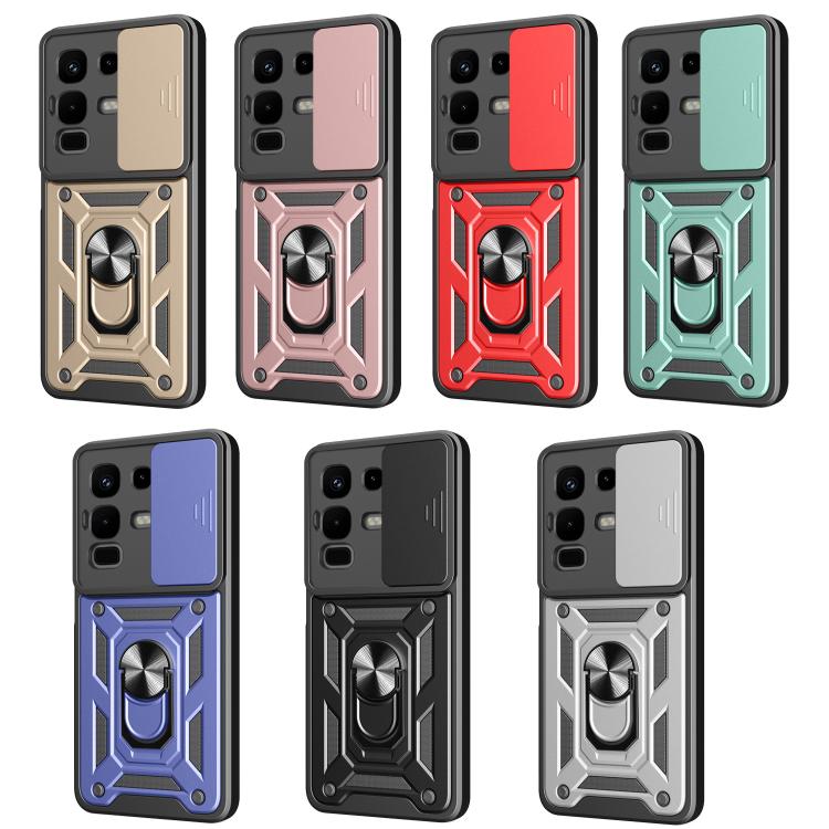 For Infinix Note 50x Sliding Camera Cover Design TPU+PC Phone Case(Silver) - free shipping - PMC TechLife - Order now!