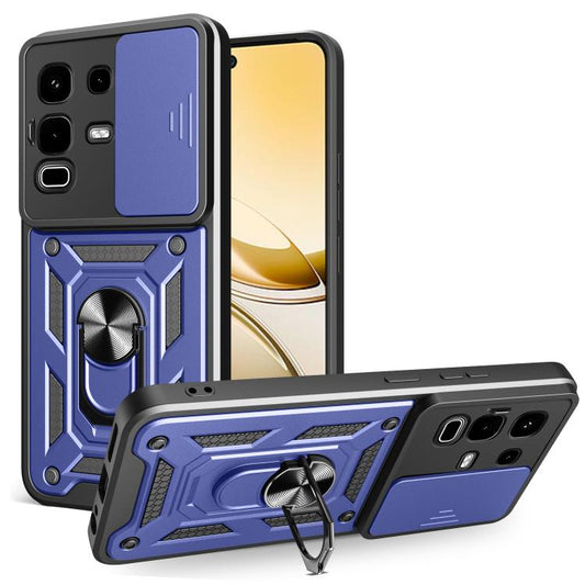 For Infinix Note 50s Sliding Camera Cover Design TPU+PC Phone Case(Blue) - free shipping - PMC Jewellery - Order now!