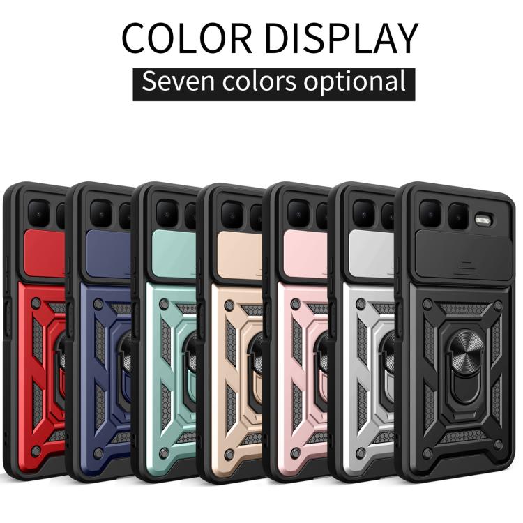 For Infinix Smart 10 Plus 4G Sliding Camera Cover Design TPU+PC Phone Case(Silver) - free shipping - PMC TechLife - Order now!