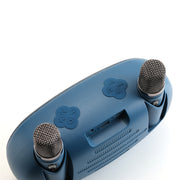 T&G TG542 LED Flash Wireless Bluetooth Karaoke Speaker with Microphone(Royal Blue)