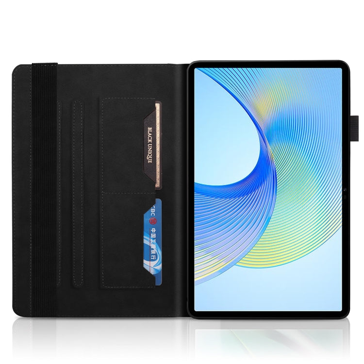 For Honor Pad X9 / X8 Pro Tree Life Series Embossed Leather Tablet Case(Black) - Honor by PMC TechLife | Online Shopping South Africa | PMC TechLife | Buy Now Pay Later Mobicred