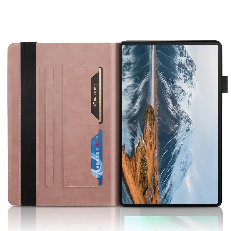 For Honor Pad X8a Tree Life Series Embossed Leather Tablet Case(Rose Gold) - Honor by PMC TechLife | Online Shopping South Africa | PMC TechLife | Buy Now Pay Later Mobicred