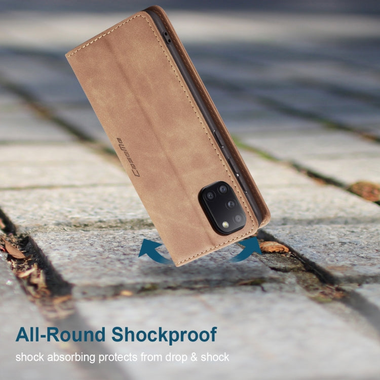 For Samsung Galaxy A31 CaseMe-013 Multifunctional Retro Frosted Horizontal Flip Leather Case with Card Slot & Holder & Wallet(Brown) - free shipping - PMC Jewellery - Order now!