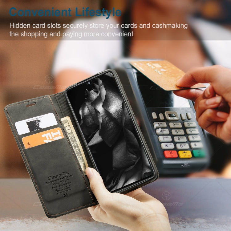 For Samsung Galaxy A41 CaseMe-013 Multifunctional Retro Frosted Horizontal Flip Leather Case with Card Slot & Holder & Wallet(Black) - Galaxy Phone Cases by CaseMe | Online Shopping South Africa | PMC Jewellery | Buy Now Pay Later Mobicred