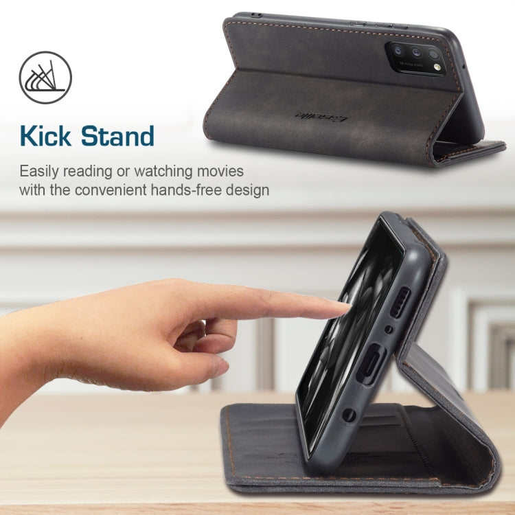 For Samsung Galaxy A41 CaseMe-013 Multifunctional Retro Frosted Horizontal Flip Leather Case with Card Slot & Holder & Wallet(Black) - Galaxy Phone Cases by CaseMe | Online Shopping South Africa | PMC Jewellery | Buy Now Pay Later Mobicred