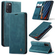 For Samsung Galaxy A41 CaseMe-013 Multifunctional Retro Frosted Horizontal Flip Leather Case with Card Slot & Holder & Wallet(Blue) - free shipping - PMC Jewellery - Order now!