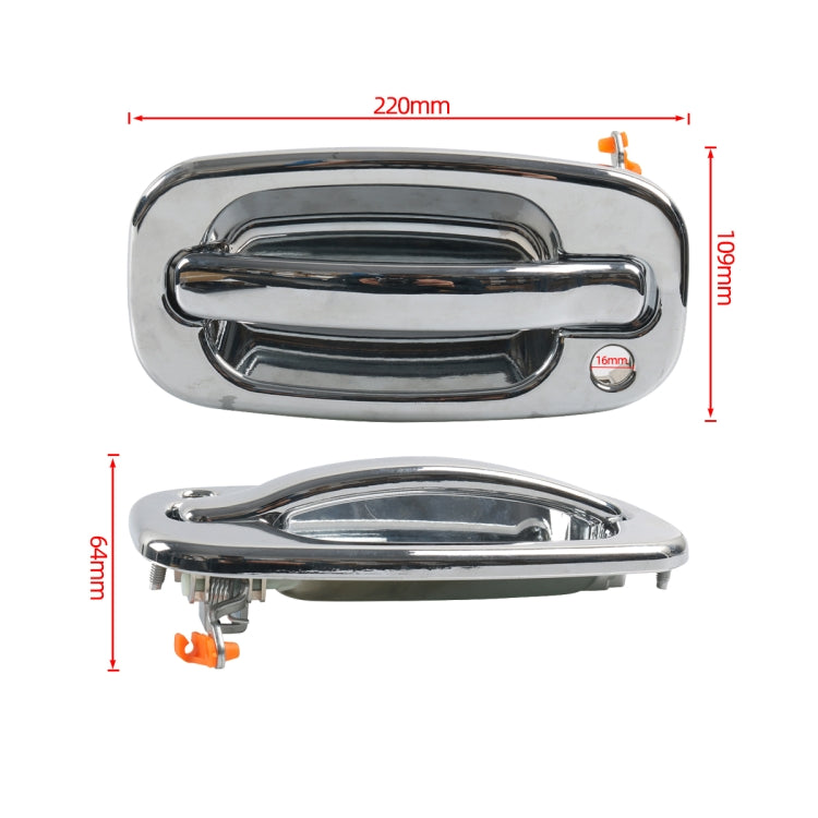 A8385-01 Car Front Left Electroplated Outside Door Handle for Chevrolet / GMC 15034985 FL - free shipping - PMC TechLife - Order now!