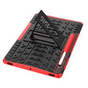 For Samsung Galaxy Tab S9+ Tire Texture TPU + PC Tablet Case(Red)