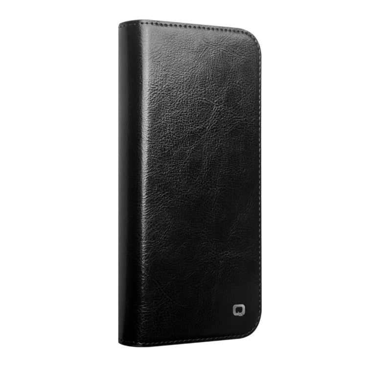 For iPhone 16 Pro QIALINO Classic Genuine Leather Phone Case(Black)