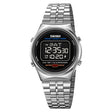 SKMEI 1882 Multifunctional Men 30M Waterproof Luminous Stainless Steel Digital Wrist Watch(Silver Black) - free shipping - PMC TechLife - Order now!