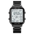 SKMEI 1888 Multifunctional Men 30M Waterproof Sports Stainless Steel Digital Wrist Watch(Black) - free shipping - PMC TechLife - Order now!